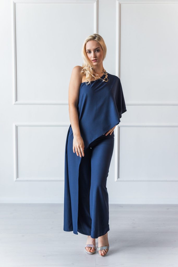 noor sötétkék london overáll