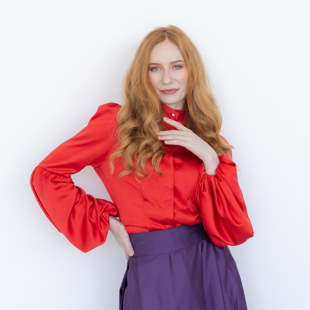 Palermo szatén blúz