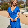 Karcsúsított, elegáns, átlapolós fazonú Tiana ruha - Image 6