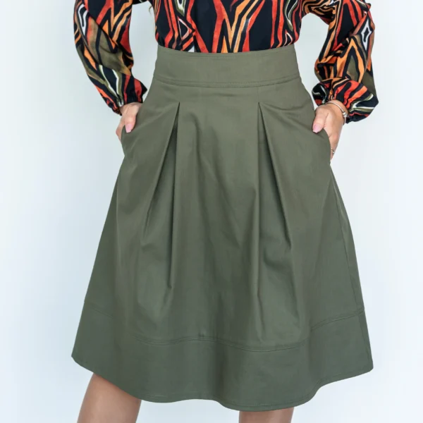 Viktória vászon szoknya