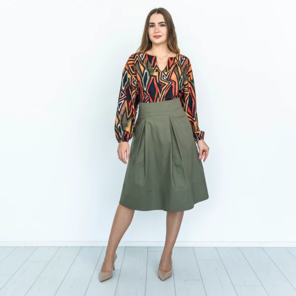 Viktória vászon szoknya