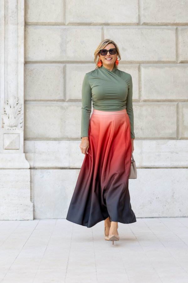 Rainbow szoknya hosszú