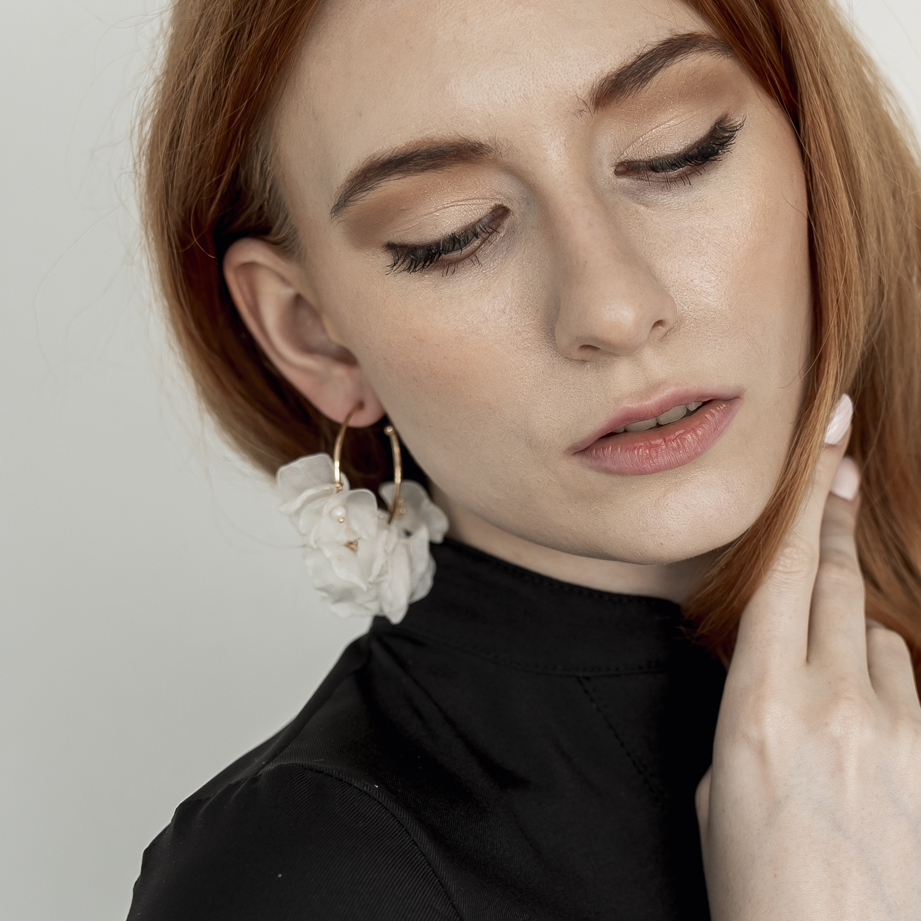 Virágos fülbevaló