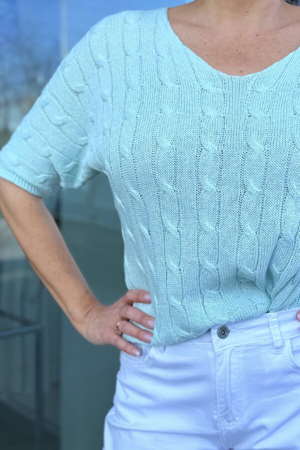 Kötött mintás felső