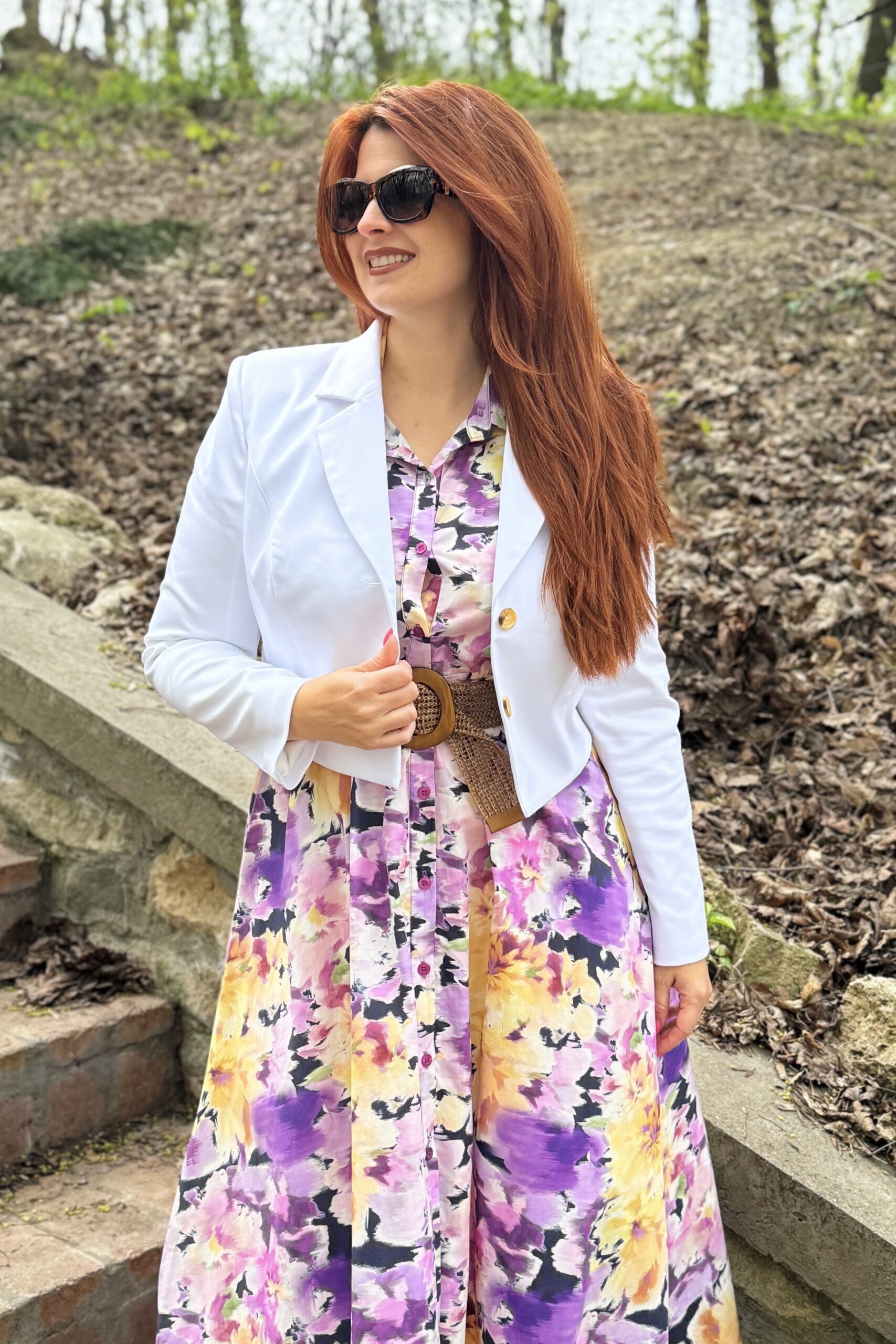 Virágmintás midi ruha - Image 2