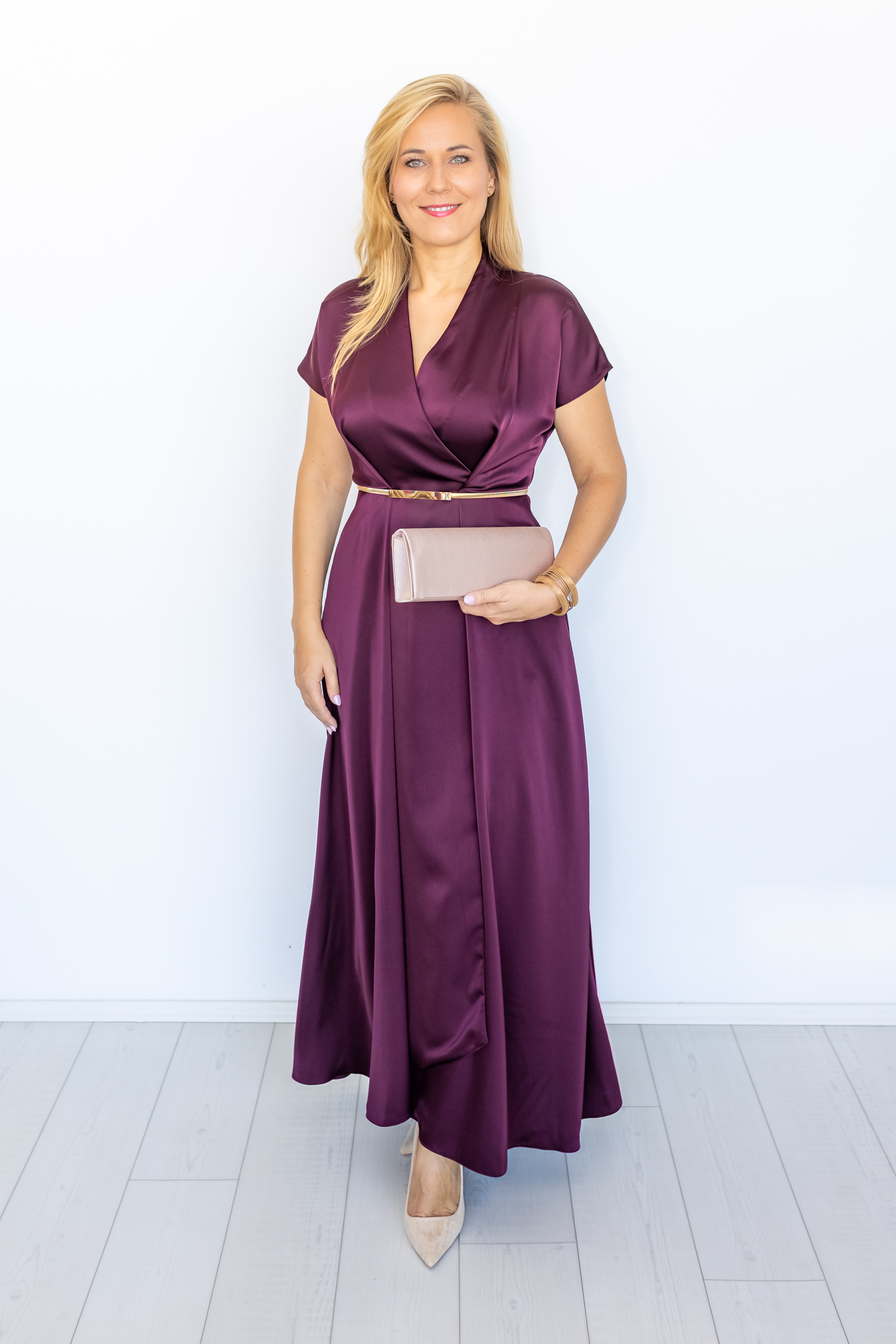 Georgia szatén ruha - Image 3